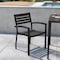 Flash Furniture Gray Wash IndoorOutdoor Faux Teak Deck Chairs 2PK 2-XU-DG-HW6006-GY-GG - alternate 1